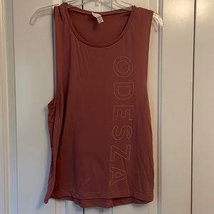 Odesza pink tank top